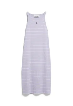 ARMEDANGELS ARMEDANGELS SASINAA FINE STRIPES Damen Ripp-Jerseykleid aus Bio-Baumwoll Mix – Produktbild 1 von 1