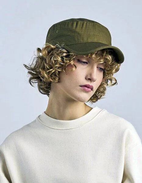 Atlantis Headwear Atlantis Headwear Military / Cuba-Cap, Schwarz, – Produktbild 1 von 2