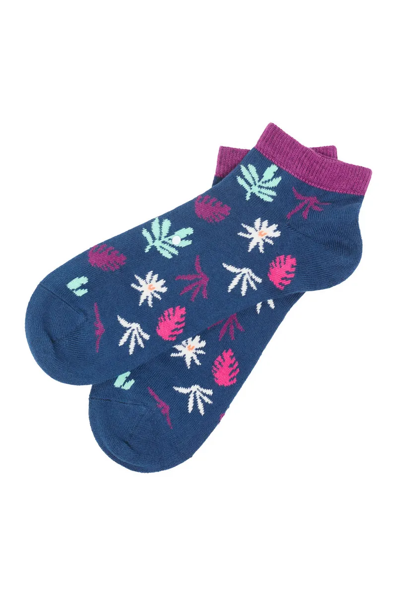 Tranquillo Sneakersocken Ameliee aus Bio-Baumwolle - tropical / 39–42 – Produktbild 1 von 2