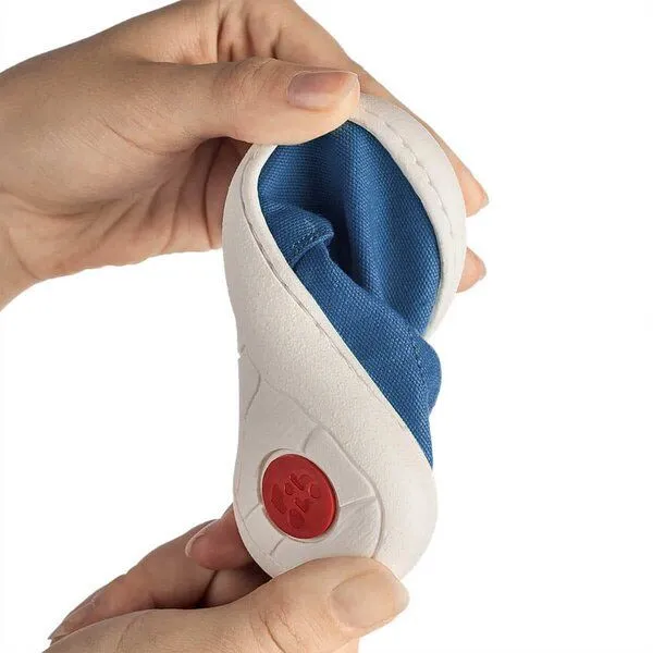 Pololo Pololo Lauflernsneaker "Chico Baumwolle" mit Baumwoll-Futter (Bio kbA), Größen 20-27, Blau, – Produktbild 2 von 4
