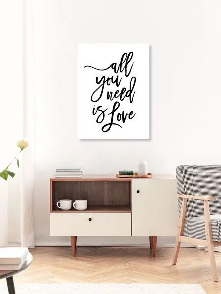 Photocircle Photocircle Poster / Leinwandbild - All You Need is Love – Produktbild 3 von 4