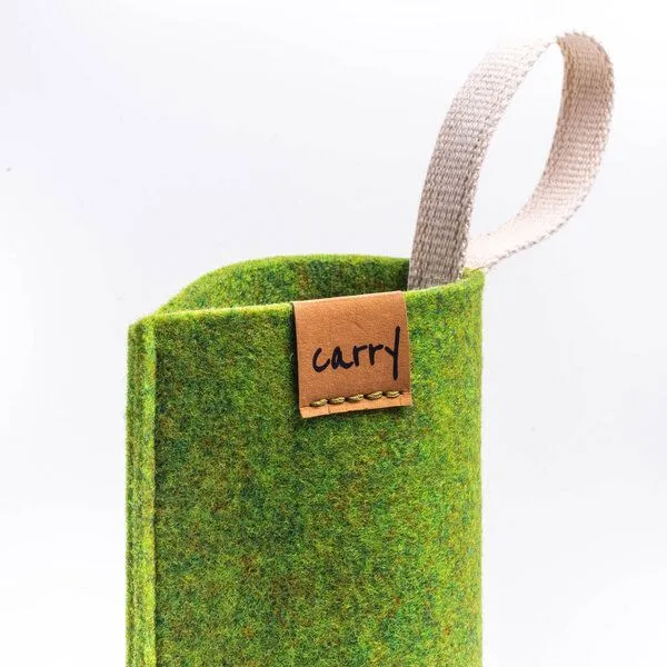 Carry Bottles Carry Bottles Carry Sleeve Filztasche 1.0l - für Carry Bottle, Limette, – Produktbild 4 von 4