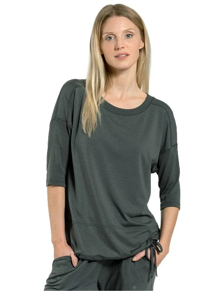 Magadi Magadi Yogashirt Sara aus weichem Naturmaterial, Grün, – Produktbild 1 von 4