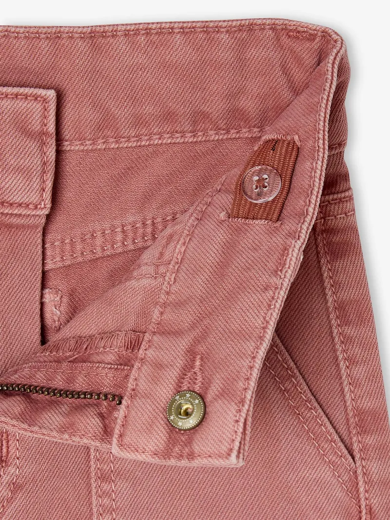 Vertbaudet Weite Mädchen Hose, Altrosa, – Produktbild 3 von 3