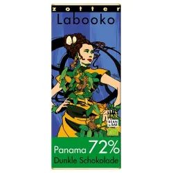 Zotter Bitterschokolade mit 72% Kakao aus Panama – Produktbild 1 von 1