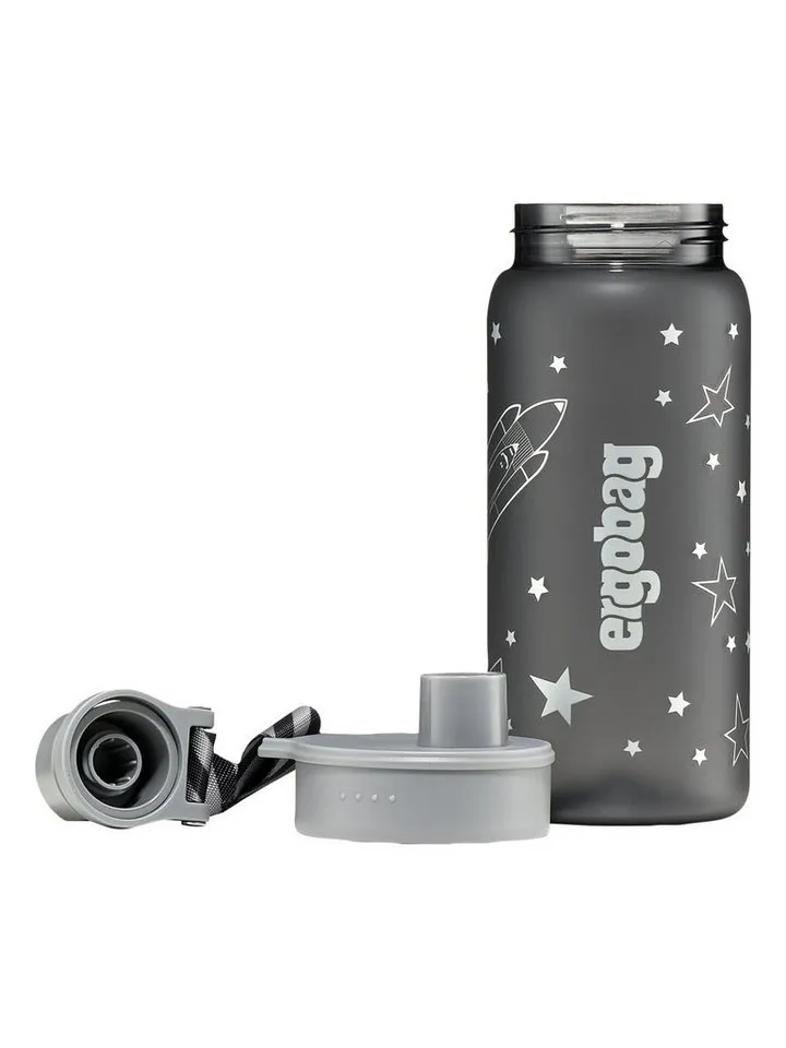 Ergobag Ergobag Trinkflasche Trinkflasche, auslaufsicher und kohlensäuregeeignet, Grau, – Produktbild 3 von 8