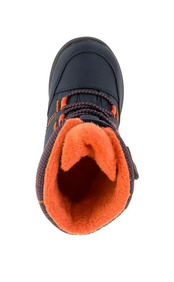 Kamik Kamik Winterschuhe Stance2 wasserdicht, atmungsaktiv marineblau/orange Winterstiefel, Blau, – Produktbild 3 von 5