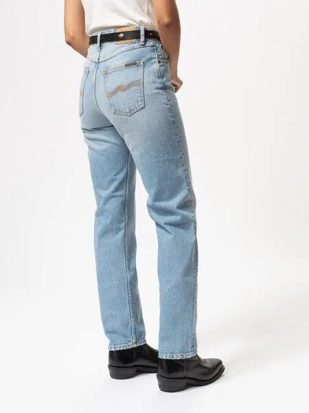 Nudie Jeans Nudie Jeans Gerade Jeans Lofty Lo - Blue Fever – Produktbild 6 von 8