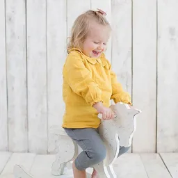 OrganicEra OrganicEra Bio Musselin Peter Pan Kragen Bodysuit Bluse – Produktbild 1 von 1