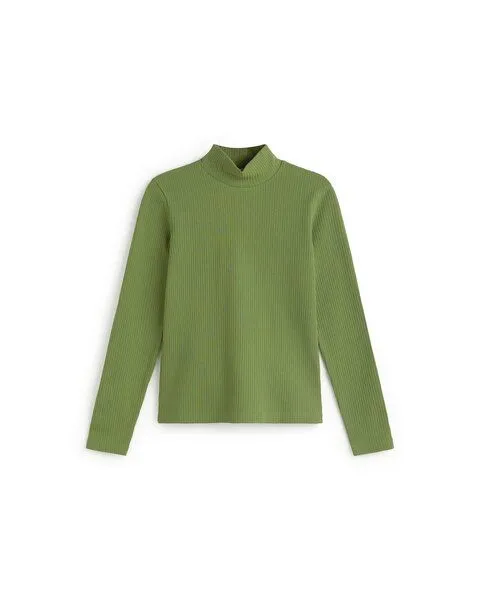 thinking mu Rip Longsleeve Modell: Aine GOTS, Green, – Produktbild 5 von 5