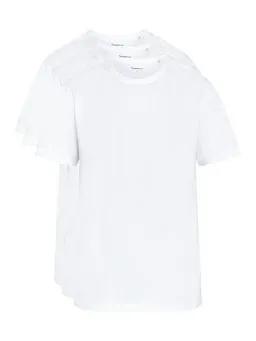 KnowledgeCotton Apparel KnowledgeCotton Apparel 3-Pack Basic T-Shirts aus Bio-Baumwolle – Produktbild 1 von 1