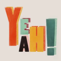 Photocircle Photocircle Poster / Leinwandbild - YEAH! fun letters – Produktbild 1 von 1
