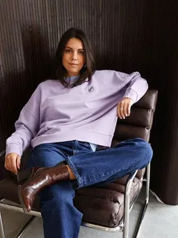Kultgut Kultgut Artdesign - Goodness Pulloversweater im Boxistyle / Little cocoa flower – Produktbild 1 von 1
