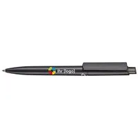 RITTER CARES RITTER CARES Kugelschreiber 'Crest Recycled' schwarz/rauch-grau – Produktbild 1 von 1