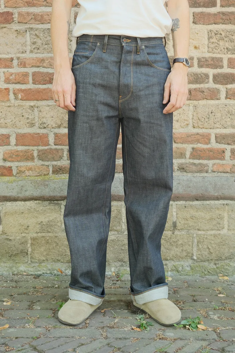 Kuyichi Kuyichi Herren vegan Jeans K25 Relaxed Straight Dry Selvedge Silver Edition, Blau, – Produktbild 2 von 2