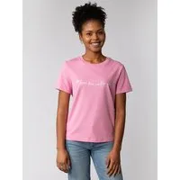 watapparel watapparel T-Shirt Frauen Fass das nicht an, Bubble pink, – Produktbild 1 von 1