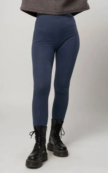Mrs.Hippie Mrs.Hippie – High Waist Leggings aus Bio-Baumwolle, Blau, – Produktbild 1 von 4