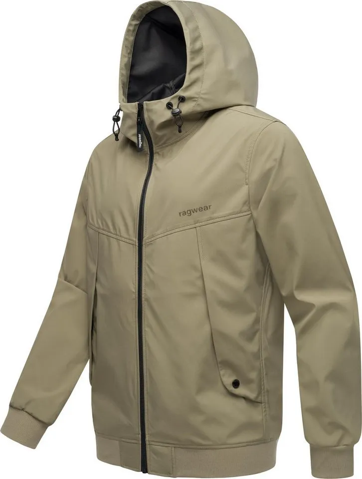 ragwear ragwear Outdoorjacke Tyller Bonded Wasserdichte und atmungsaktive Übergangsjacke, Grün, – Produktbild 3 von 4