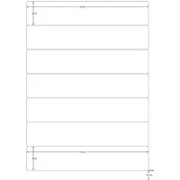 Memo 700 Stck. memo Laser-Rückenschilder 192x38 blanko – Produktbild 1 von 1