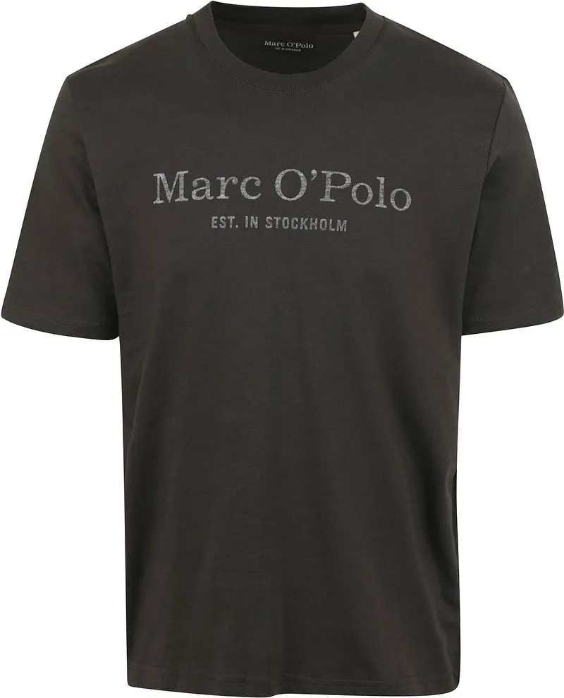 Marc O'Polo Marc O'Polo T-Shirt Logo Anthrazit - Größe XL, Grau, – Produktbild 2 von 5