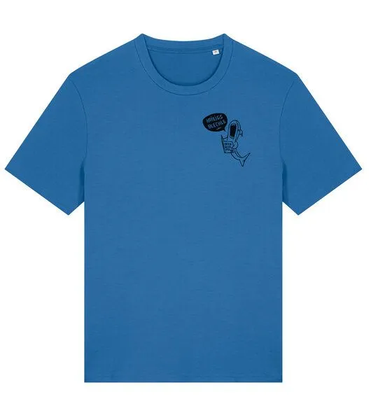 päfjes päfjes Hailigs Blechle Hai Kochen - Unisex Männer T-Shirt Bio & Fair, Mindful blue (blau), – Produktbild 3 von 4