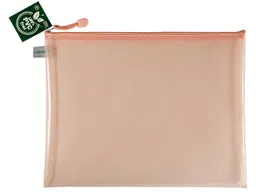 FolderSys FolderSys Kleinkram-Beutel "Candy Bag" mit RV, DIN A4, EVA, pastell apricot transparent – Produktbild 1 von 1