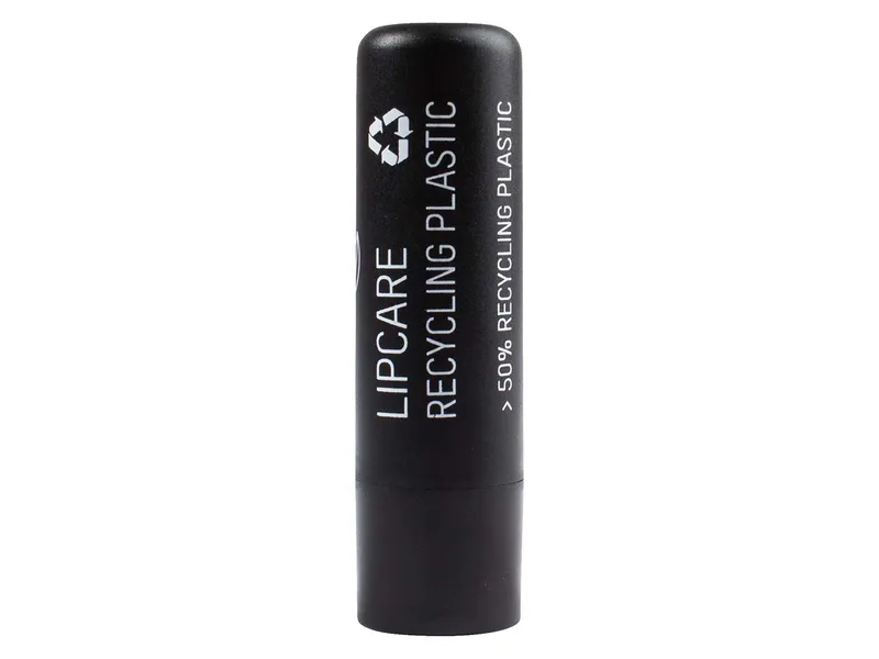 Lippenpflegestift 'Nature' Fair aus Recyclingkunststoff schwarz mit 1- farbigem Aufdruck – Produktbild 1 von 1