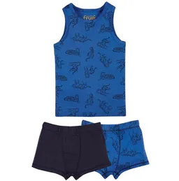 Frugi Frugi Unterwäscheset mit Tigerprint - 2x Hose und 1x Hemd für Jungs – Produktbild 1 von 1