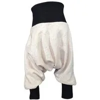 liebewicht liebewicht Yogahose Pumphose Bio Sweat weiß/bunt gesprenkelt, Weiß/schwarz, – Produktbild 1 von 1