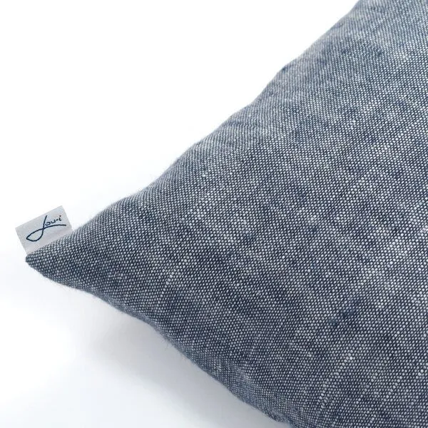 Lou-i Lou-i Kirschkernkissen bio Leinen Made in Germany, Leinen blau meliert, – Produktbild 2 von 3