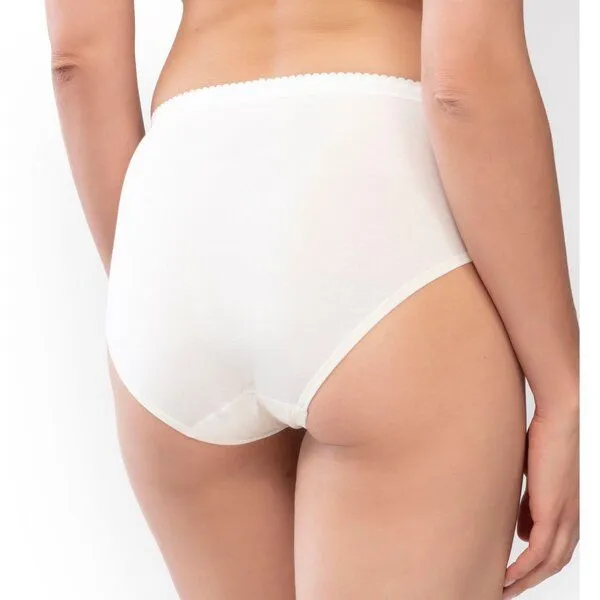 mey 2x Damen Hüft Slip Mey Lights aus PIMA Baumwolle 89202, Perlweiß, – Produktbild 2 von 2