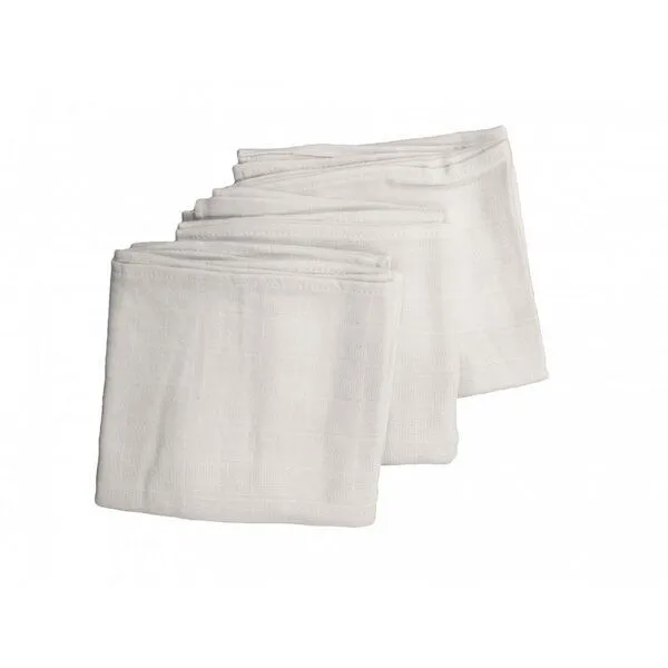 Easy Dort Easy Dort Baby Windeln Aus Bio-Baumwolle - 63x63 Cm (3er Pack), Ecru, – Produktbild 1 von 2