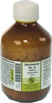Nestmann Pharma BIOCHEMIE 6 Kalium sulfuricum D 12 Tabletten 1000 St Tabletten – Produktbild 1 von 1
