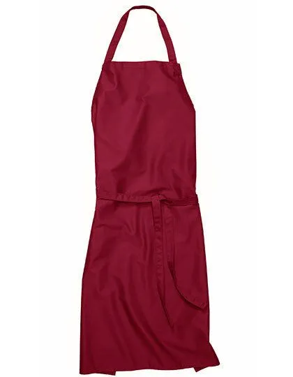 CG Workwear CG Workwear Servierschürze Schürze Grillschürze Küchenschürze Bistroschürze Apron Roma 80 GreeNature, Cherry, – Produktbild 2 von 2