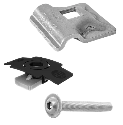 K2 Systems K2 Systems Blitzschutzklemme 8mm Erdungs-Set 2004922 | inkl. MK2 Einlegemutter & M8 Schraube | für K2 Montagesysteme – Produktbild 3 von 3