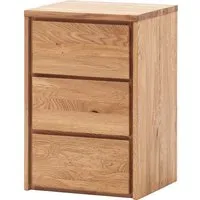 Kommode "Rödvig" aus Wildeiche, mit 3 Schubladen, B 47 x T 42 x H 70 cm – Produktbild 1 von 1