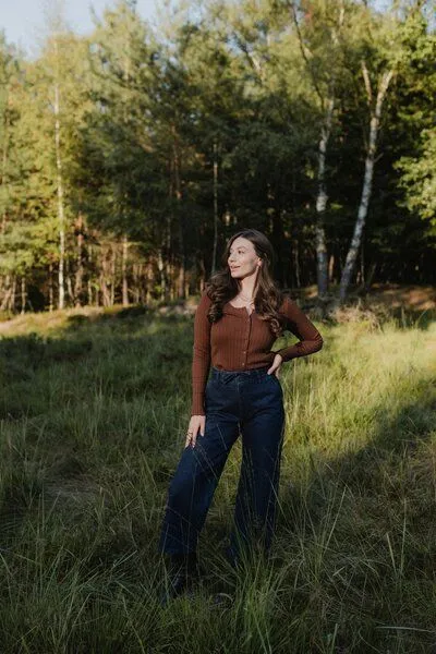 NORDLICHT NORDLICHT Jersey Cardigan Vida aus Bio-Baumwolle, Braun, – Produktbild 4 von 4