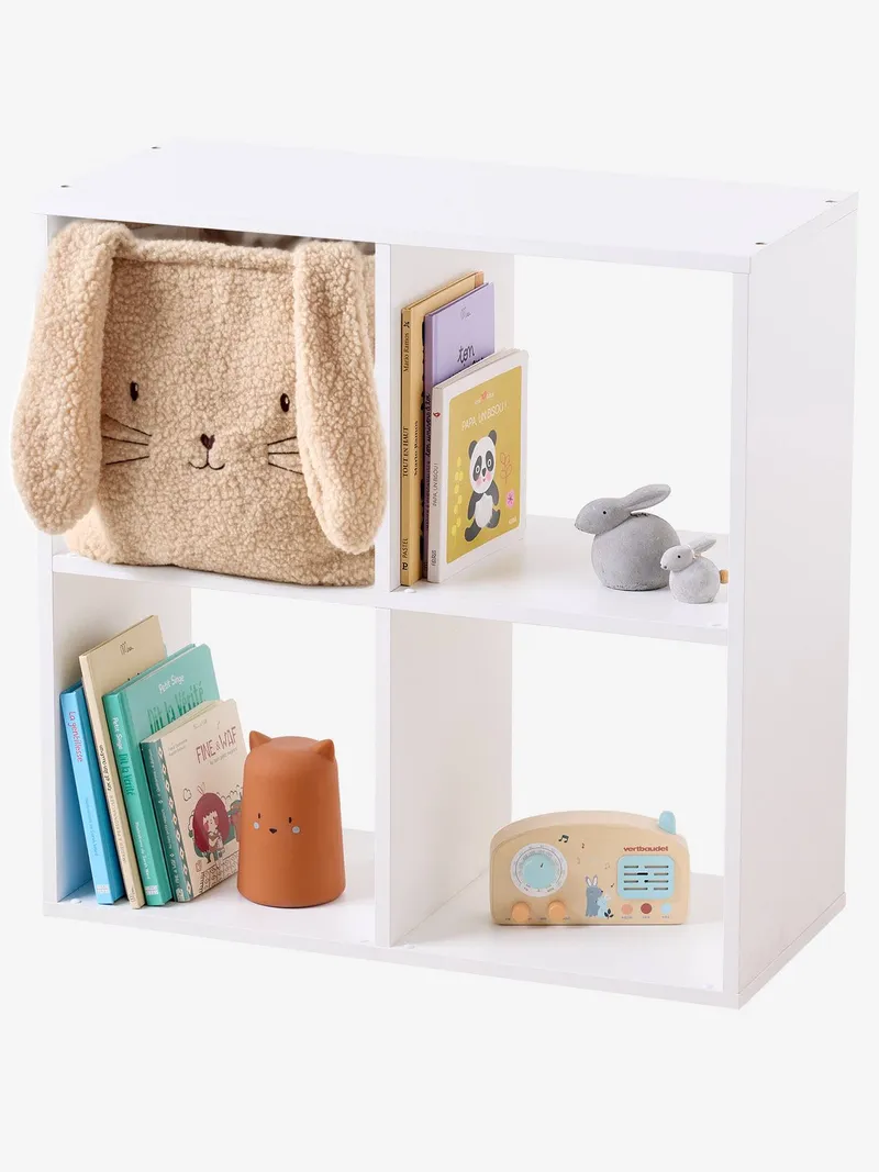 Vertbaudet Faltbare Aufbewahrungsbox VERZAUBERTER HASE aus Teddyfleece, Sandfarben, – Produktbild 2 von 2