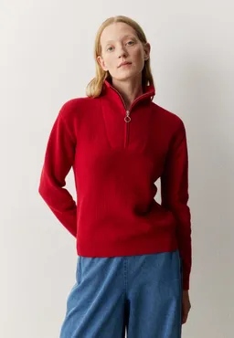 recolution Recolution Damen vegan Pullover Nigella In Signalrot – Produktbild 1 von 1