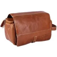 Alpenleder Alpenleder Kulturtasche ROLL-UP, Cognac, – Produktbild 1 von 1
