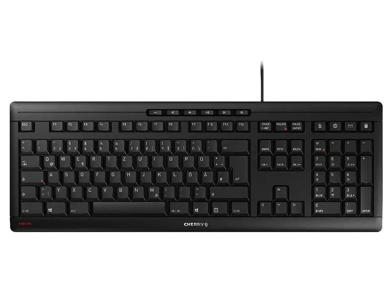 Cherry Cherry Tastatur 'Stream JK-8500', schwarz – Produktbild 2 von 6