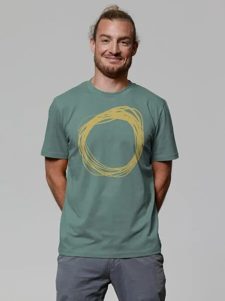 watapparel watapparel T-Shirt Unisex Kreis, Green bay, – Produktbild 2 von 3