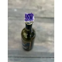Crystal and Sage Crystal and Sage Amethyst Weinflaschen Verschluss Stopper vergoldet – Produktbild 1 von 1