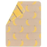 david fussenegger David Fussenegger Babydecke Banana Breeze aus Recycling-Baumwolle, 70 x 90 cm, Braun, – Produktbild 1 von 1