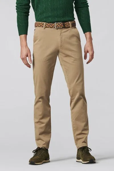 Meyer MEYER Soft Cotton Flex Chino, Beige (camel), – Produktbild 1 von 5