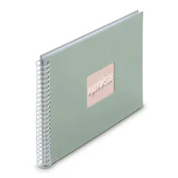 Hama Hama Spiral-Album "Fine Art", 36x32 cm, 50 weiße Seiten, Salbei – Produktbild 1 von 1