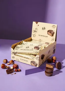 KoRo Bio Nut Butter Cups Salty Hazelnut 12 x 3 x 13 g – Produktbild 1 von 1