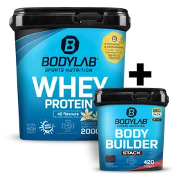 Bodylab24 Bodylab24 Whey + BIG PACK Bodybuilder Stack (420 Kapseln) – Produktbild 1 von 1