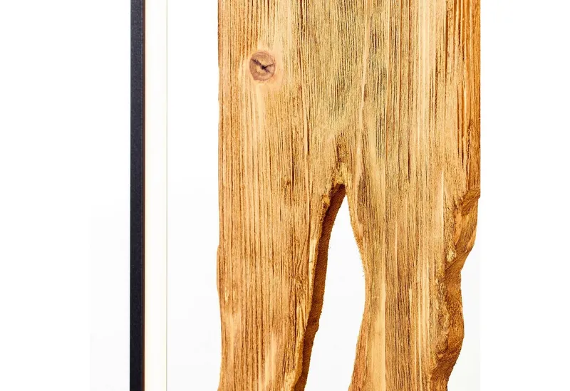 Brilliant Brilliant LED Stehlampe Chaumont, LED fest integriert, Warmweiß, Höhe 120 cm, 2300 lm, Aluminium/Metall/Holz, schwarz/holz, Braun|schwarz, – Produktbild 4 von 5