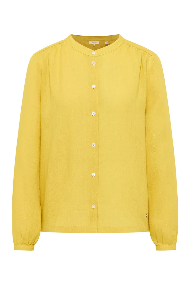 Tranquillo Tranquillo Bluse Jolaa aus Leinen - mango mint – Produktbild 1 von 2